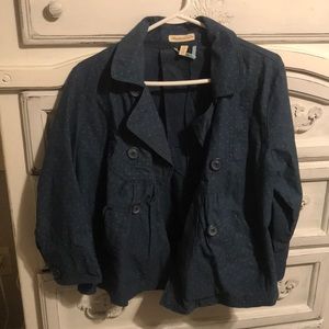 Aeropostale Polka Dot Blue Jacket